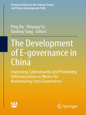 cover image of The Development of E-governance in China
